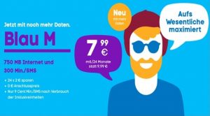Der neue Blau M Handyvertrag