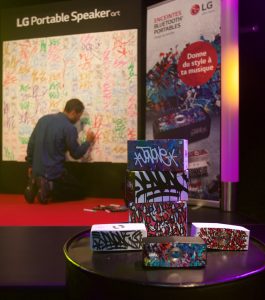 Die neuen LG JonOne Bluetooth Speaker der Art-Serie