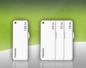 Toshiba TransMemory U203 USB Speicher-Sticks mit 16 GB, 32 GB, 64 GB oder 128 GB Speicherkapazität