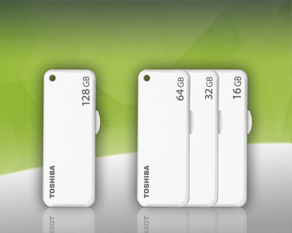 Neue Toshiba TransMemory™-USB-Sticks sind kompatibel zu USB 2.0 und bis zu 128 GB groß