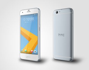 HTC One A9s in Aqua Silver
