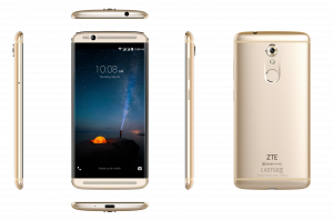 ZTE Axon 7 mini in gold - Alle Ansichten