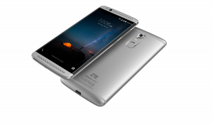 ZTE Axon 7 mini in grau Vorder- und Rückseite schwebend