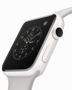 Apple Watch Serie 2 mit Ceramic-Gehäuse als Chronograph