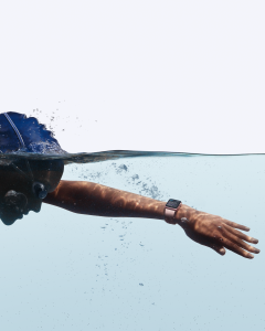 Die neue Apple Watch Serie 2 - Dank wasserdichtem Gehäuse selbst beim schwimmen nicht auf die Apple Watch verzichten