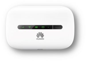 Der Huawei E5330 mobile Router für yallo Kunden in der Schweiz die auch unterwegs auf ihren Internetzugang nicht verzichten möchten