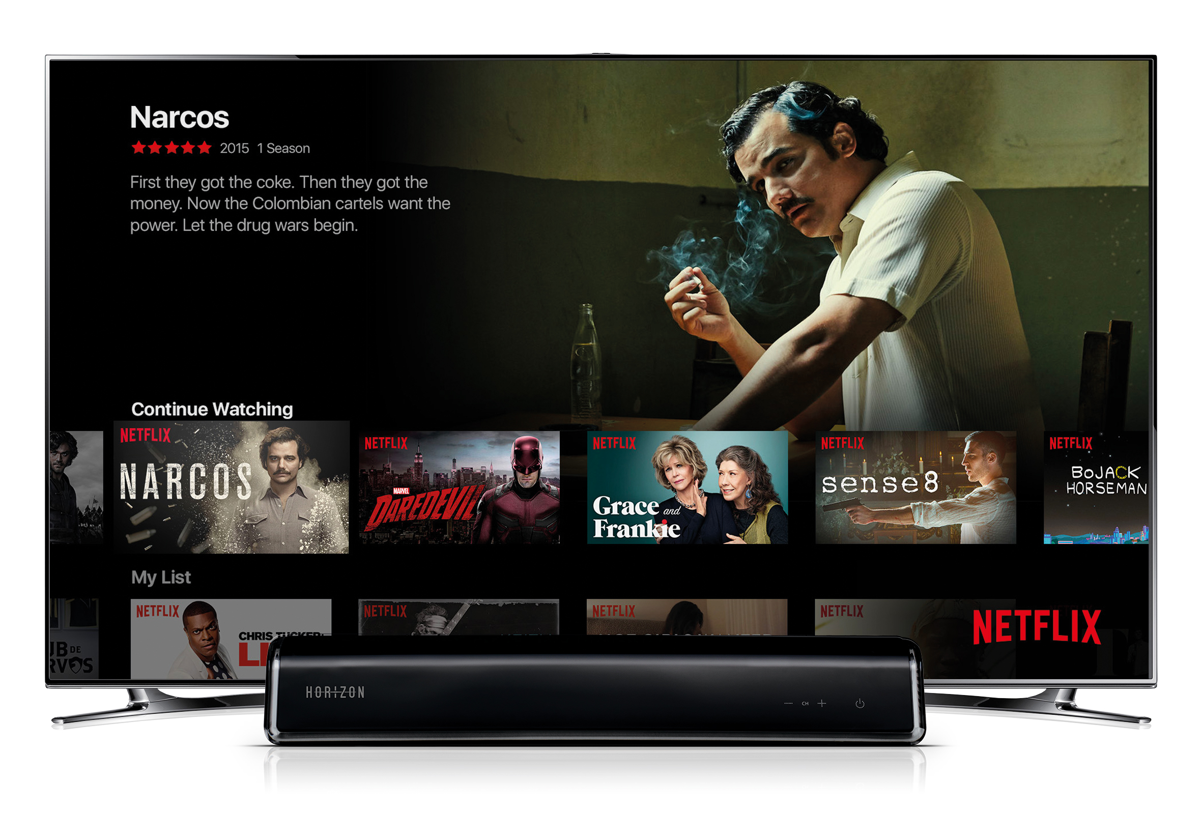 Netflix App ab sofort auf dem Horizon HD Recorder von UPC in der Schweiz