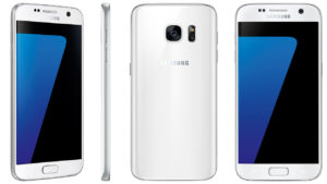 Das Samsung Galaxy S7 in weiß