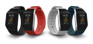 Das neue Wiko WIMATE-PRIME Smartband in allen erhältlichen Farben