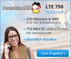 Neue DeutschlandSIM Handyverträge ab 4,99 Euro monatlich