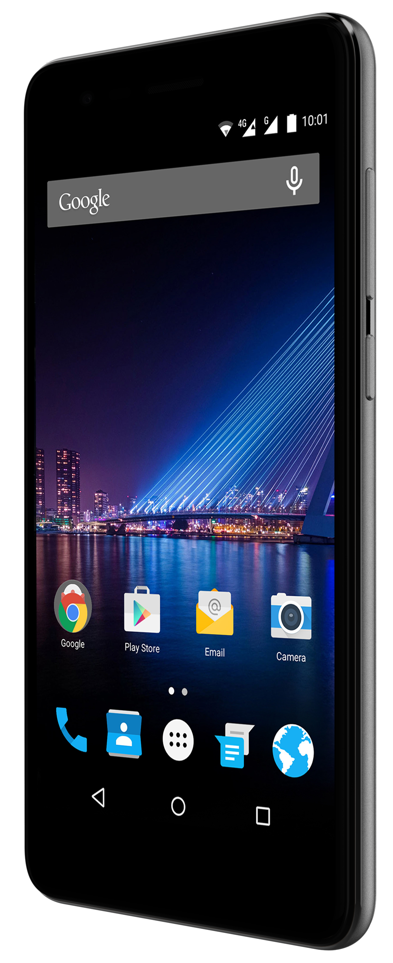Phicomm stellt auf dem Mobile World Congress 2017 in Barcelona das neue LTE-Smartphone Energy 4S mit Fingerprint-Sensor und Android 7 vor