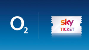 O2 und Sky Kooperation Logo