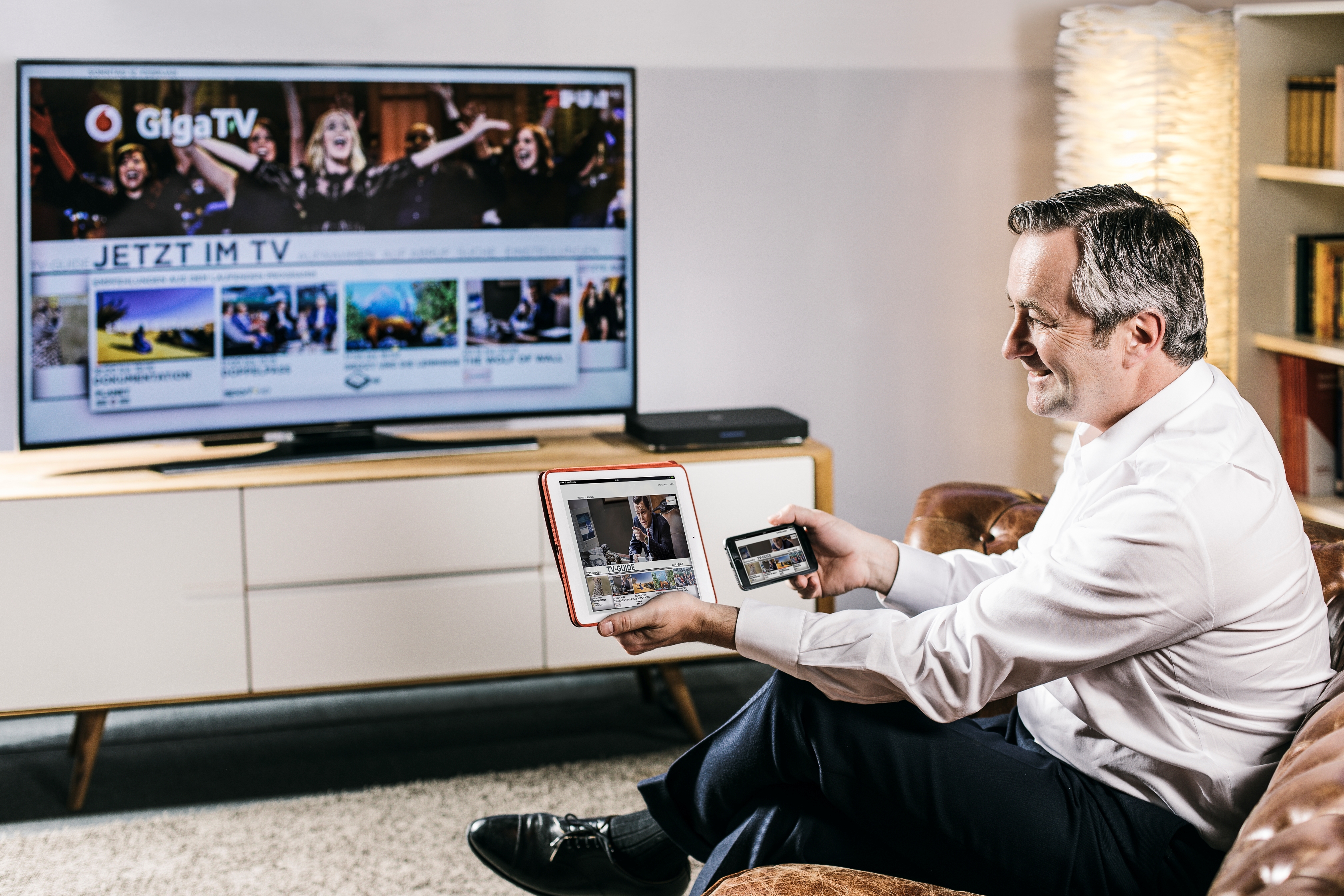 GigaTV – die neue Fernseh-Plattform von Vodafone Deutschland