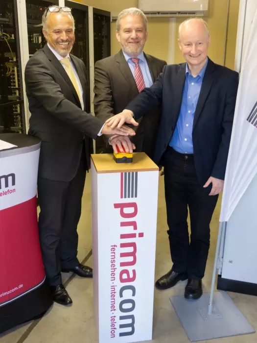 primacom nimmt modernes Glasfaser-Koax-Netz für Luckenwalde in Betrieb