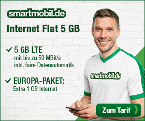 smartmobil LTE Internet Flat 5 GB Sommer Special