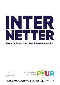 Anzeigenmotiv aus der PΫUR-Startkampagne