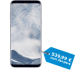 Das Samsung Galaxy S8+ (in silber oder schwarz) in der congstar Cyber Weekend Aktion