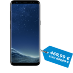 Das Samsung Galaxy S8 (in silber oder schwarz) in der congstar Cyber Weekend Aktion