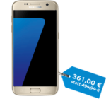 Samsung Galaxy S7 in gold in der congstar Cyber Weekend Aktion