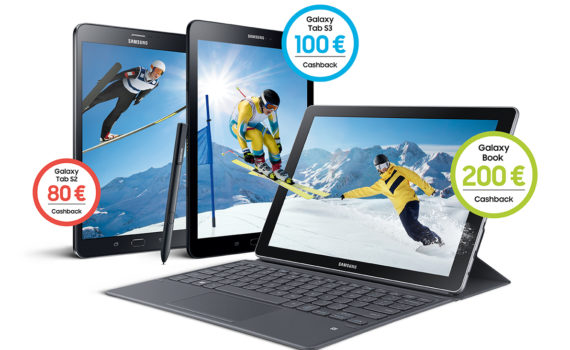 Samsung Tablet-Aktion - Cashback für Siegertypen
