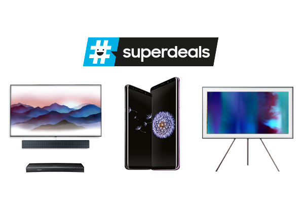Tech-News: Samsung #superdeals mit TV- und Smartphone-Angeboten