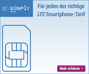 Top Aktion bei simply bis 30.09. – Allnetflat Handytarif mit 10 GB LTE-Datenvolumen für unter 20 Euro