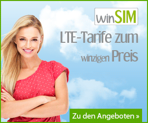 winSIM LTE Allnetflat Aktions-Handytarife nur noch bis zum 30.09. zum winzigen Preis ab 4,99 Euro monatlich