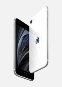 Das neue Apple iPphone SE in Weiß