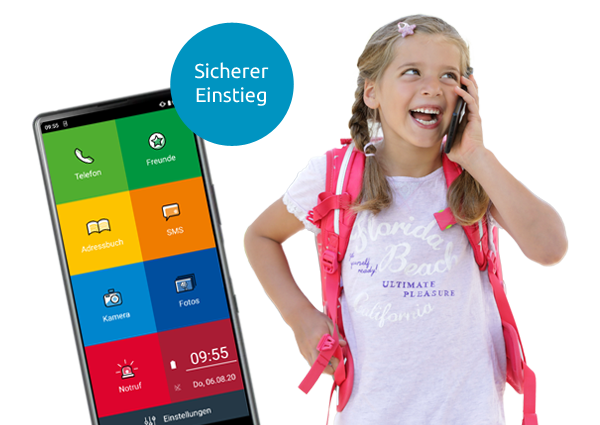 Exklusiv bei mobilcom-debitel – Das neue EinfachFon Kids – Das Smartphone extra für Kids