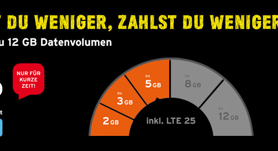 congstar Fair Flat Aktion - 5 GB Datenvolumen für 17,50 Euro im Monat