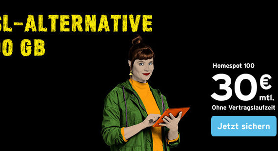 congstar Homespot 100 - Die perfekte DSL-Alternative - einfach auspacken, einschalten, lossurfen