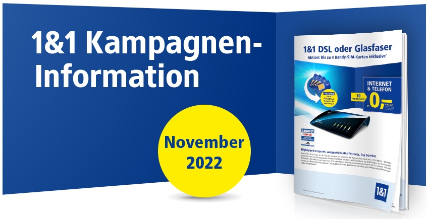 1&1 Aktionen im November 2022