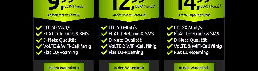 Die neuen Allnet Flat Crash-Tarife im Top Vodafone D2-Netz