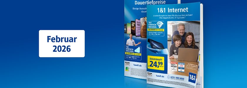 1&1 Einfach-Wechsel und Dauertiefpreis-Aktionen im Februar 2026