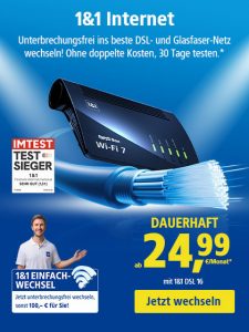 Mit dem 1und1 Einfach-Wechsel jetzt ins beste Netz wechseln